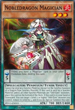 Nobledragon Magician - Pendulum Evolution (Super Rare) [PEVO-015]