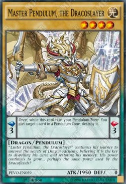 Master Pendulum, the Dracoslayer⁣ - Pendulum Evolution⁣ (Super Rare)⁣ [059]