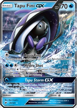 Tapu Fini GX⁣ - Burning Shadows⁣ (Ultra Rare)⁣ [39]