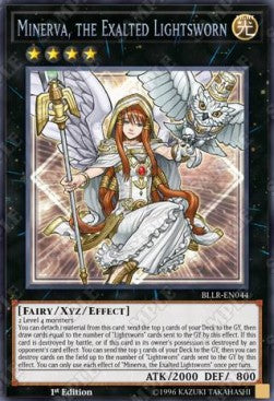 Minerva, the Exalted Lightsworn⁣ - Battles of Legend: Light's Revenge⁣ (Secret Rare)⁣ [044]