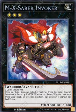 M-X-Saber Invoker - Battles of Legend: Light's Revenge (Secret Rare) [BLLR-063]