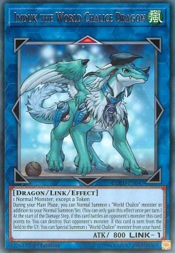Imduk the World Chalice Dragon⁣ - Code of the Duelist⁣ (Rare)⁣ [047]