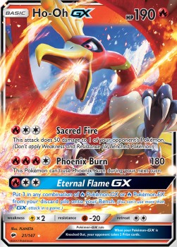 Ho-Oh GX⁣ - Burning Shadows⁣ (Ultra Rare)⁣ [21]