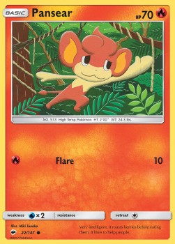 Pansear⁣ - Burning Shadows⁣ (Common)⁣ [22]