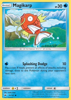 Magikarp⁣ - Burning Shadows⁣ (Common)⁣ [32]