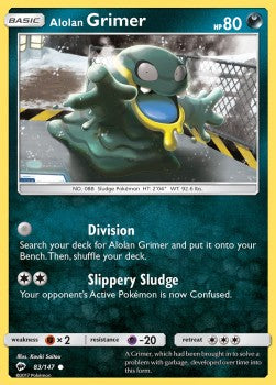 Alolan Grimer⁣ - Burning Shadows⁣ (Common)⁣ [83]