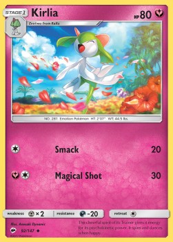 Kirlia⁣ - Burning Shadows⁣ (Uncommon)⁣ [92]