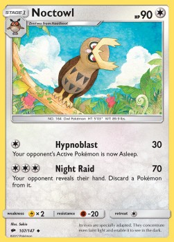 Noctowl - Burning Shadows (Uncommon) [BUS-107]