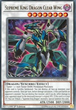 Supreme King Dragon Clear Wing⁣ - Code of the Duelist⁣ (Rare)⁣ [039]