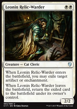 Leonin Relic-Warder - Commander 2017 (Uncommon) [C17-65]