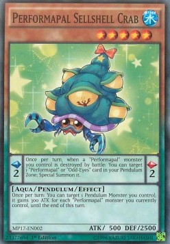 Performapal Sellshell Crab⁣ - 2017 Mega-Tin Mega Pack⁣ (Common)⁣ [002]