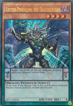 Lector Pendulum, the Dracoverlord - 2017 Mega-Tin Mega Pack (Ultra Rare) [MP17-014]