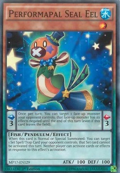Performapal Seal Eel⁣ - 2017 Mega-Tin Mega Pack⁣ (Common)⁣ [129]