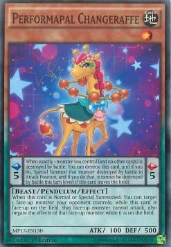Performapal Changeraffe⁣ - 2017 Mega-Tin Mega Pack⁣ (Common)⁣ [130]
