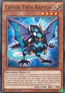 Cipher Twin Raptor⁣ - 2017 Mega-Tin Mega Pack⁣ (Common)⁣ [135]