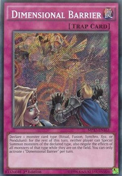 Dimensional Barrier⁣ - 2017 Mega-Tin Mega Pack⁣ (Secret Rare)⁣ [163]