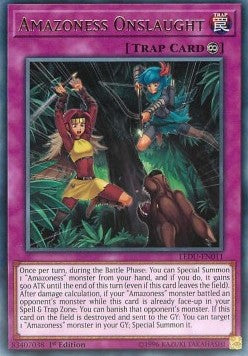 Amazoness Onslaught - Legendary Duelists (Rare) [LEDU-011]
