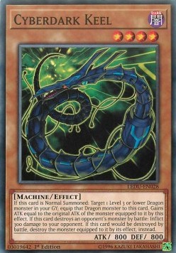 Cyberdark Keel⁣ - Legendary Duelists⁣ (Common)⁣ [028]