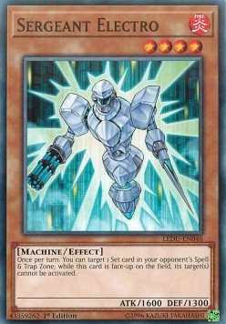 Sergeant Electro⁣ - Legendary Duelists⁣ (Common)⁣ [046]