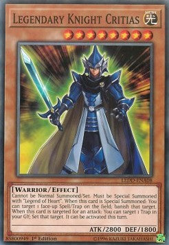 Legendary Knight Critias - Legendary Dragon Decks (Common) [LEDD-A08]