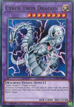 Cyber Twin Dragon - Legendary Dragon Decks (Common) [LEDD-B26]