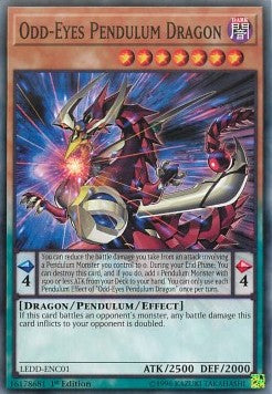 Odd-Eyes Pendulum Dragon (V.1 - Common) - Legendary Dragon Decks (Common) [LEDD-C01]