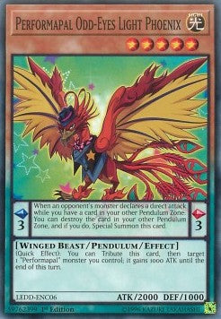Performapal Odd-Eyes Light Phoenix⁣ - Legendary Dragon Decks⁣ (Common)⁣ [C06]
