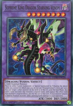 Supreme King Dragon Starving Venom - Legendary Dragon Decks (Common) [LEDD-C26]