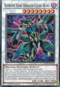 Supreme King Dragon Clear Wing - Legendary Dragon Decks (Common) [LEDD-C30]