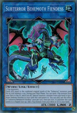 Subterror Behemoth Fiendess - Circuit Break (Super Rare) [CIBR-098]
