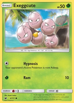 Exeggcute⁣ - Crimson Invasion⁣ (Common)⁣ [4]