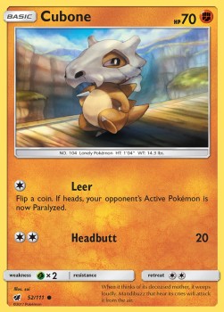 Cubone - Crimson Invasion (Common) [CIN-52]