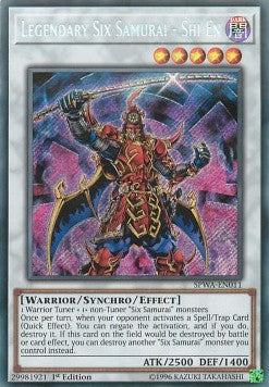 Legendary Six Samurai - Shi En⁣ - Spirit Warriors⁣ (Secret Rare)⁣ [011]