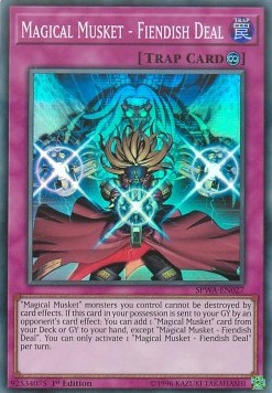 Magical Musket - Fiendish Deal⁣ - Spirit Warriors⁣ (Super Rare)⁣ [027]