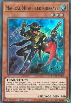 Magical Musketeer Kidbrave⁣ - Spirit Warriors⁣ (Super Rare)⁣ [018]