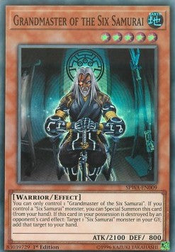 Grandmaster of the Six Samurai⁣ - Spirit Warriors⁣ (Super Rare)⁣ [009]