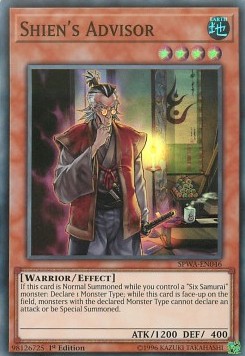 Shien's Advisor⁣ - Spirit Warriors⁣ (Super Rare)⁣ [046]
