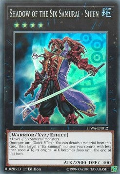 Shadow of the Six Samurai - Shien - Spirit Warriors (Super Rare) [SPWA-012]