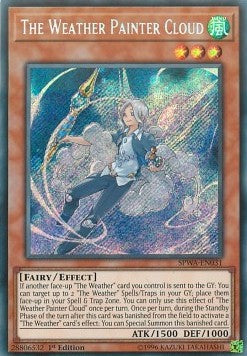 The Weather Painter Cloud - Spirit Warriors (Secret Rare) [SPWA-031]