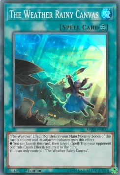 The Weather Rainy Canvas⁣ - Spirit Warriors⁣ (Super Rare)⁣ [037]