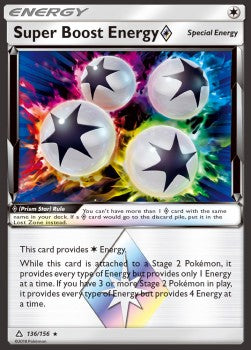 Super Boost Energy ◇⁣ - Ultra Prism⁣ (Holo Rare)⁣ [136]