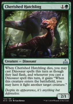 Cherished Hatchling - Rivals of Ixalan (Uncommon) [RIX-124]