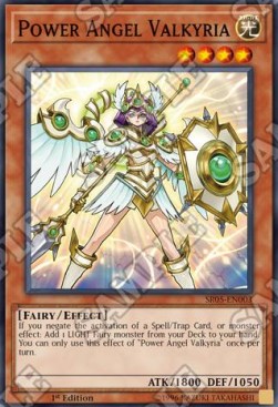 Power Angel Valkyria⁣ - Structure Deck: Wave of Light⁣ (Super Rare)⁣ [003]