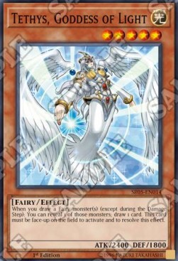 Tethys, Goddess of Light⁣ - Structure Deck: Wave of Light⁣ (Common)⁣ [014]