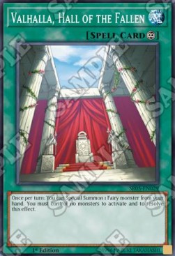 Valhalla, Hall of the Fallen - Structure Deck: Wave of Light (Common) [SR05-029]