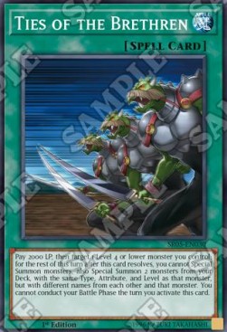 Ties of the Brethren⁣ - Structure Deck: Wave of Light⁣ (Common)⁣ [030]