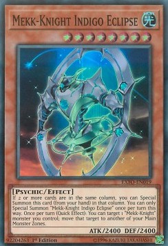 Mekk-Knight Indigo Eclipse⁣ - Extreme Force⁣ (Super Rare)⁣ [019]
