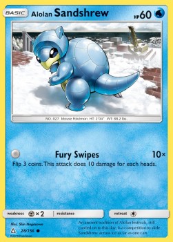 Alolan Sandshrew⁣ - Ultra Prism⁣ (Common)⁣ [28]
