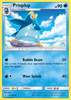 Prinplup⁣ - Ultra Prism⁣ (Uncommon)⁣ [33]