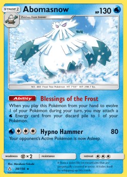 Abomasnow⁣ - Ultra Prism⁣ (Rare)⁣ [38]